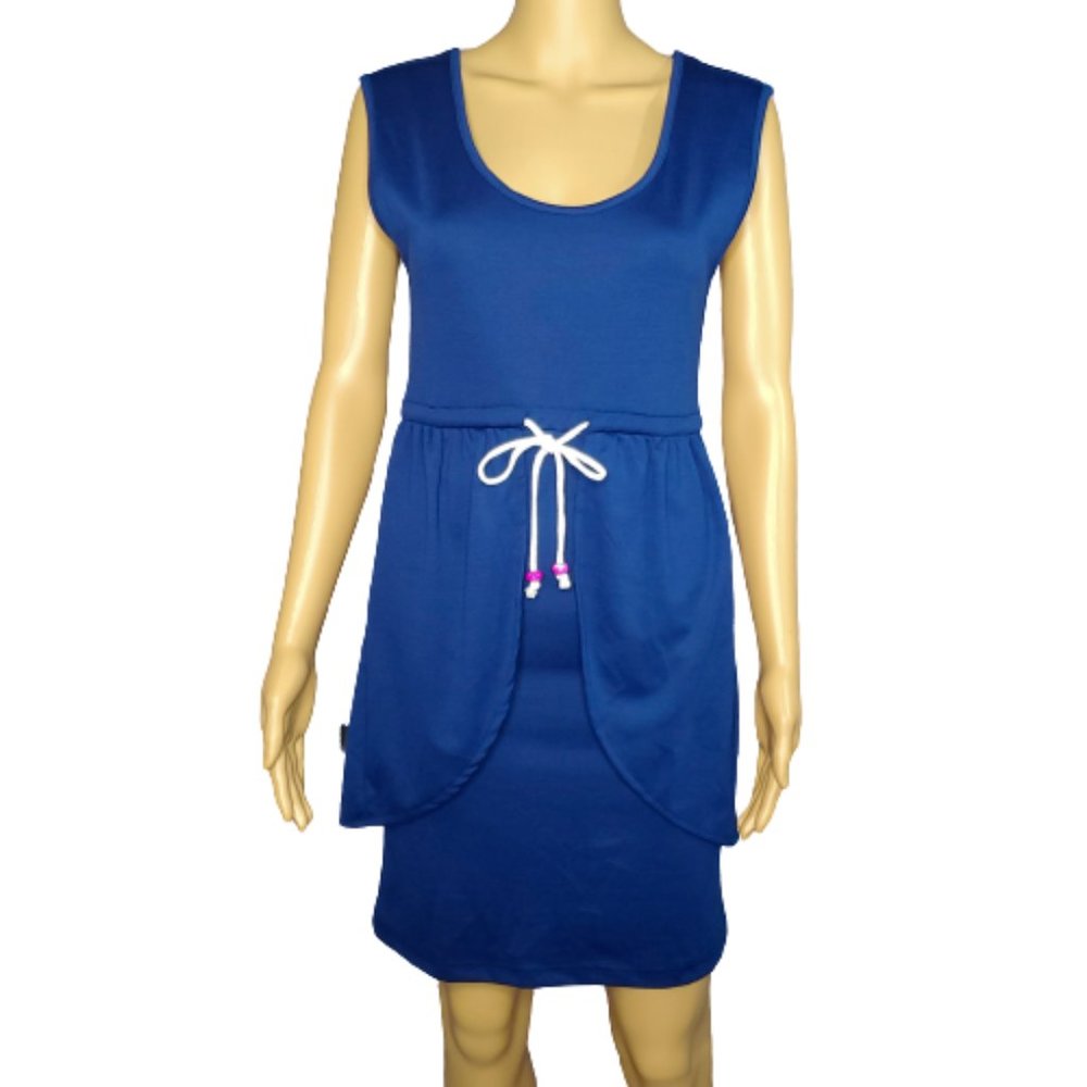 VFISH NWT Designer Royal Blue Sleeveless Dress XS